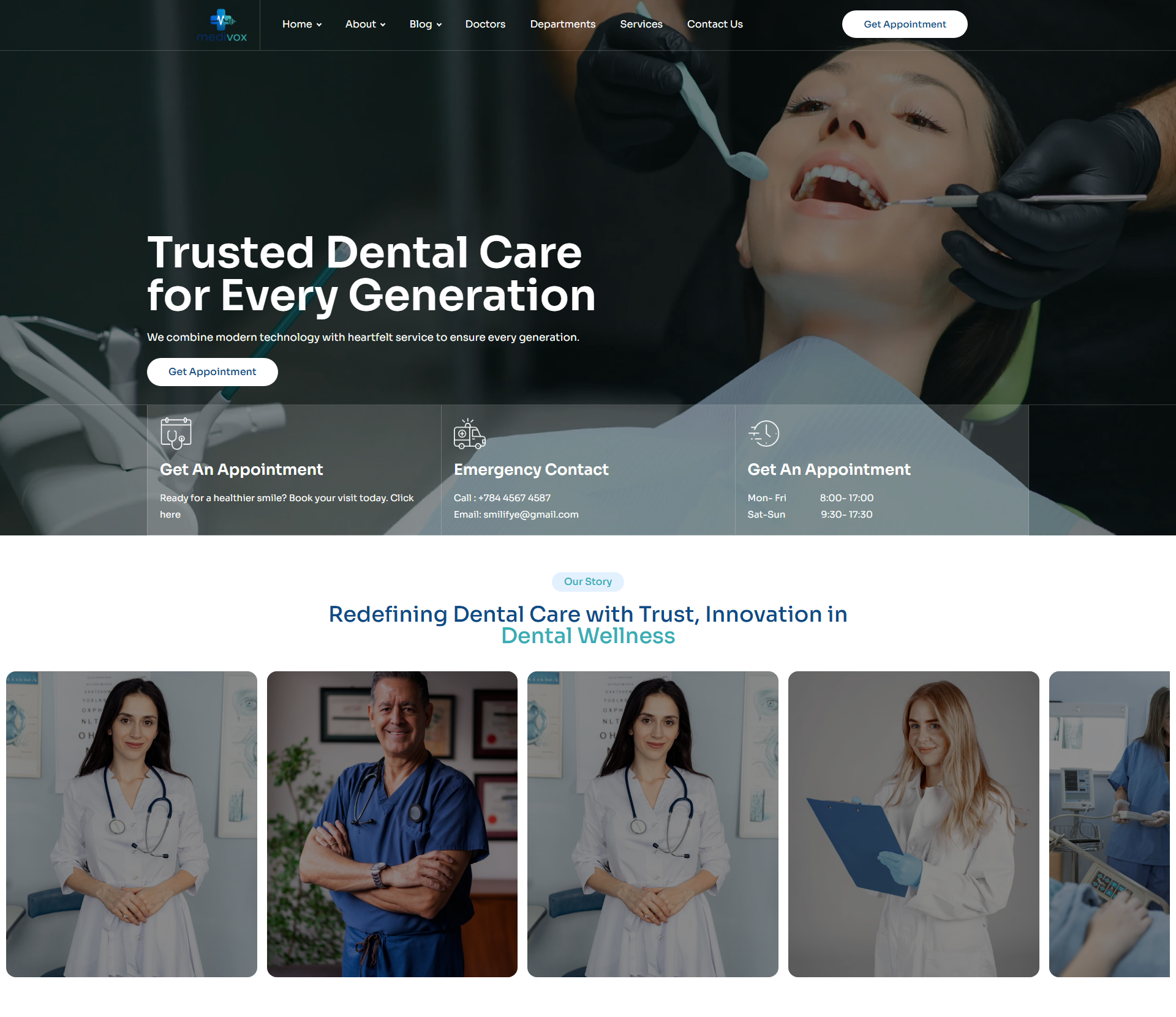 Homepage Dental