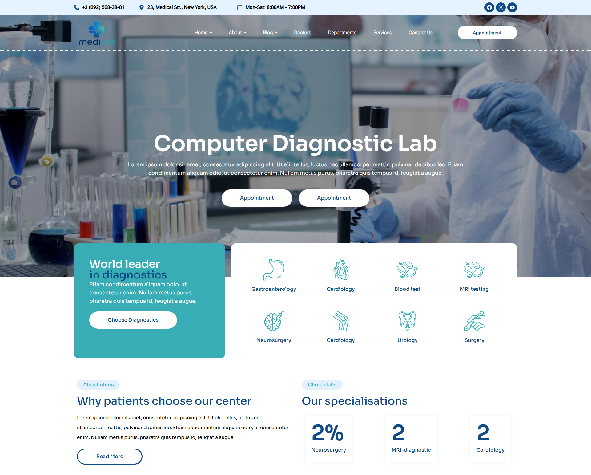 Homepage Diagnostic